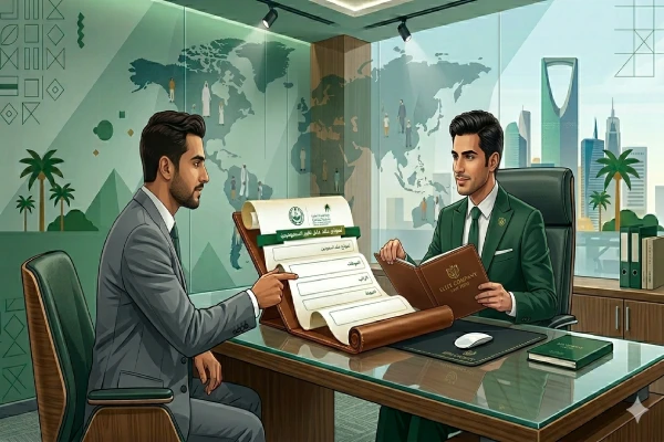 نموذج عقد عمل لغير السعوديين وزارة العمل من مكتب نخبة